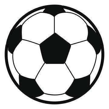 Isolated soccer ball