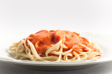 Tagliatelle tomato sauce