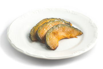 Cooked Goianinha Pumpkin. Cucurbita moschata