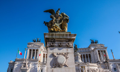 National monument to Vittorio Emanuele II (Victor Emmanuel II) Rome, Italy