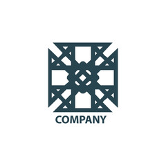 Design geometric logo for company 