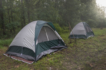 Base Camp Morning Fog