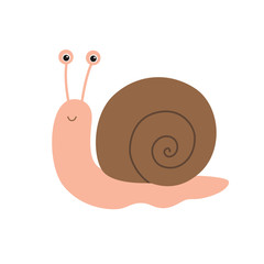 Cute snail cartoon © Nadzin