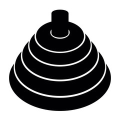 Fototapeta premium Isolated pyramid toy