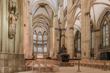 Innenaufnahme des Dom St. Peter in Regensburg