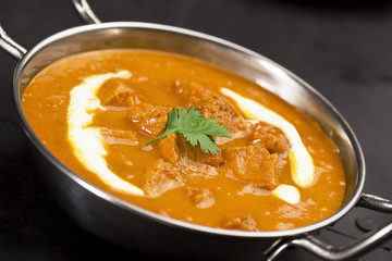 Paneer Butter Masala, an Indian Dish with Paneer Cheese