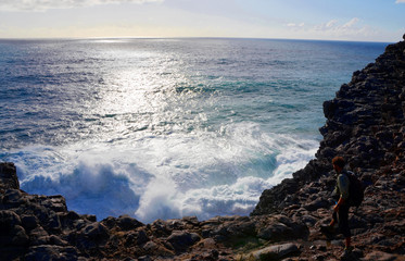 Beautiful West Coast of Algarve between Praia do Amado and Cabo de Sao Vincente (Costa Vicentina)