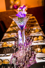 Wedding table decoration