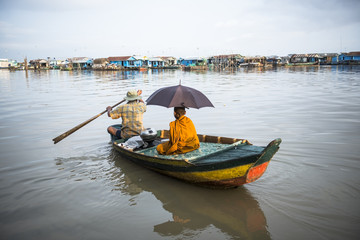 The monk of the floating village