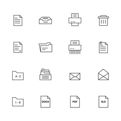 Simple document icons.