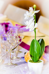 Wedding table decoration