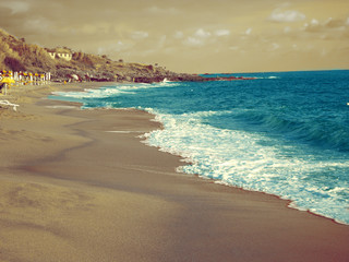 beautiful italian beach