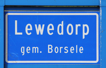 Naklejka premium Local sign