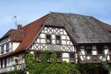 Fototapeta na wymiar historische Altstadt Lohr am Main