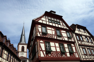 Fototapeta premium historische Altstadt Lohr am Main