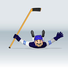 Fototapeta premium Finland ice hockey hockey player