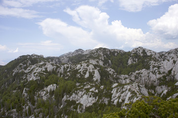 View from Crikvena peak on Velebit mountain, Croatia