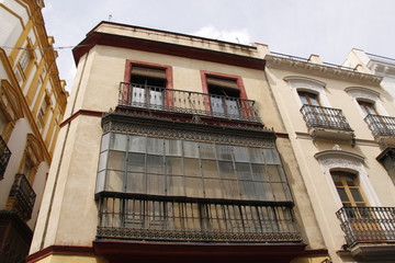 Immeuble ancien à Séville, Espagne