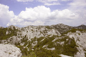 View from Crikvena peak on Velebit mountain, Croatia