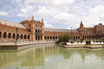 Place d'Espagne à Séville, Espagne