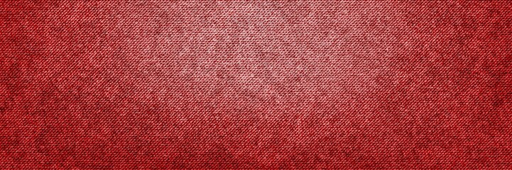 Red Denim Textile background