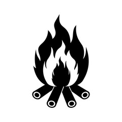bonfire vector icon