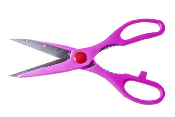 Sharp pink scissors