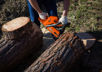 Sawmill, chainsaw