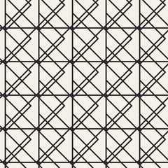 Naklejka premium Abstract concept vector monochrome geometric pattern. Black and white minimal background. Creative illustration template. Seamless stylish texture. For wallpaper, surface, web design, textile, decor.