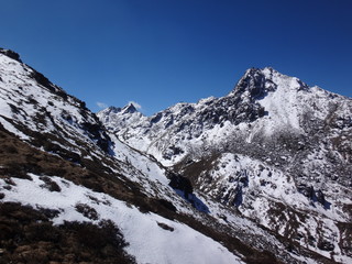 Goseikunda lake, Himalyas, Nepal