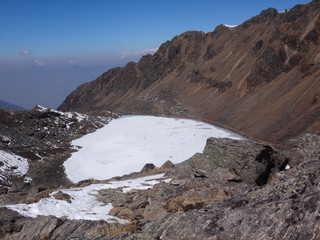 Goseikunda lake, Himalyas, Nepal