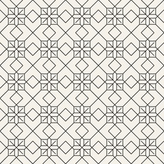 Abstract concept vector monochrome geometric pattern. Black and white minimal background. Creative illustration template. Seamless stylish texture. For wallpaper, surface, web design, textile, decor.
