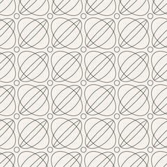 Fototapeta premium Abstract concept vector monochrome geometric pattern. Black and white minimal background. Creative illustration template. Seamless stylish texture. For wallpaper, surface, web design, textile, decor.