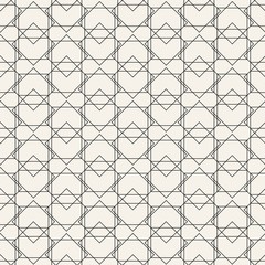 Obraz premium Abstract concept vector monochrome geometric pattern. Black and white minimal background. Creative illustration template. Seamless stylish texture. For wallpaper, surface, web design, textile, decor.