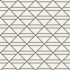 Abstract concept vector monochrome geometric pattern. Black and white minimal background. Creative illustration template. Seamless stylish texture. For wallpaper, surface, web design, textile, decor.