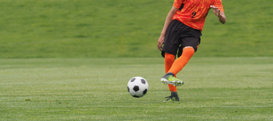 サッカー　フットボール © makieni