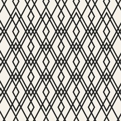 Abstract concept vector monochrome geometric pattern. Black and white minimal background. Creative illustration template. Seamless stylish texture. For wallpaper, surface, web design, textile, decor.