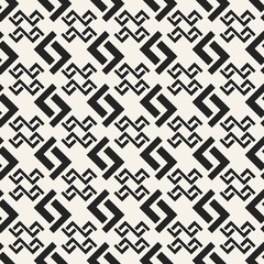 Abstract concept vector monochrome geometric pattern. Black and white minimal background. Creative illustration template. Seamless stylish texture. For wallpaper, surface, web design, textile, decor.