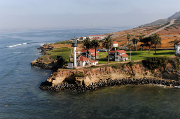 Point Loma lighthouse from air