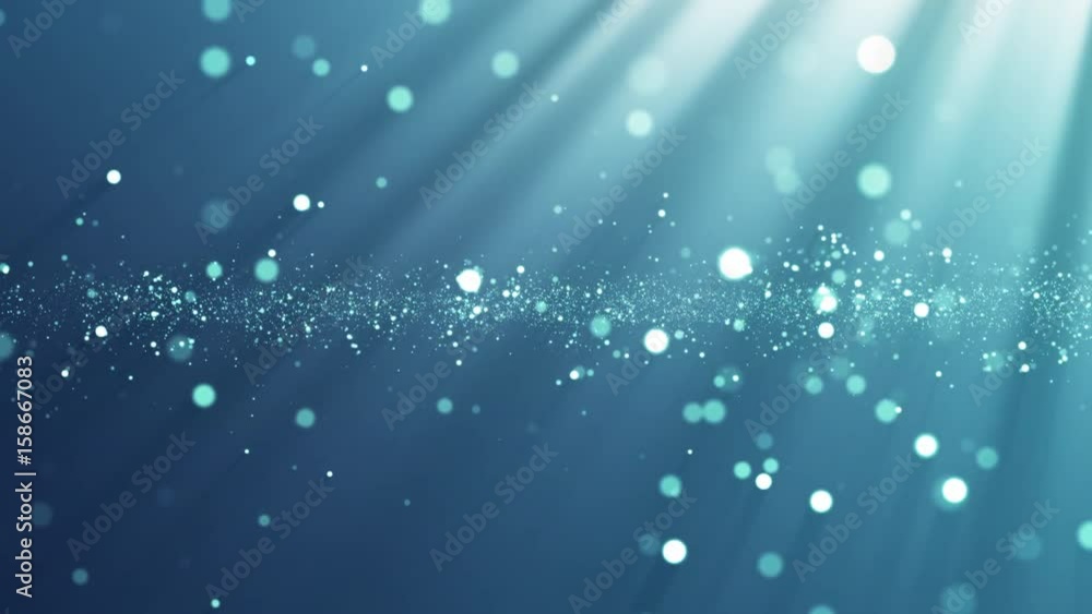 Aufkleber abstract particle background with rays