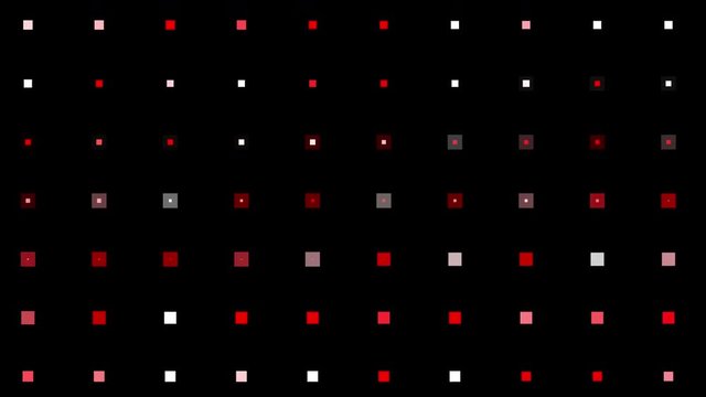 4k vj color square neon light array matrix scan background&cube grid big data database geometry modern shape backdrop.