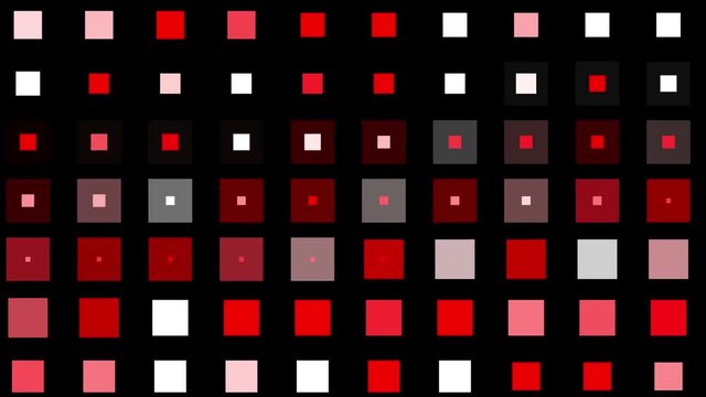 4k vj color square neon light array matrix scan background&cube grid big data database geometry modern shape backdrop.