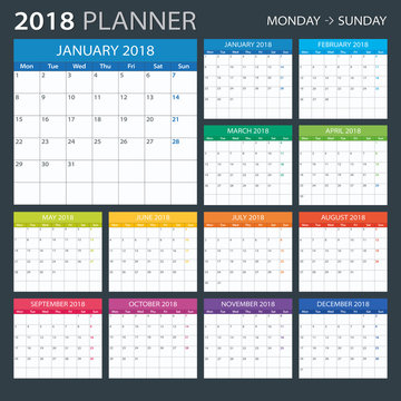 2018 Planner - illustration