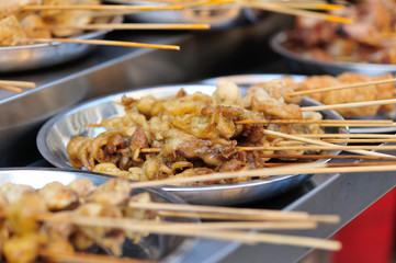 hot spicy dips in the Chinese restaurant