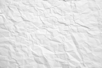 Crumpled white paper