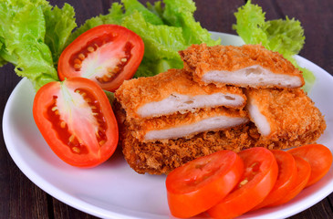 Fish fried bread