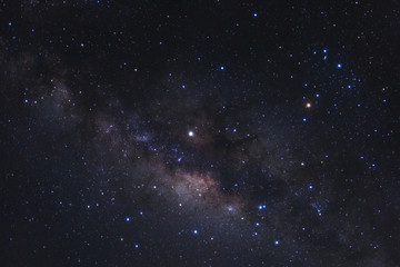 Milky way galaxy with stars and space dust in the universe