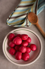 Red Potatoes in Bowl