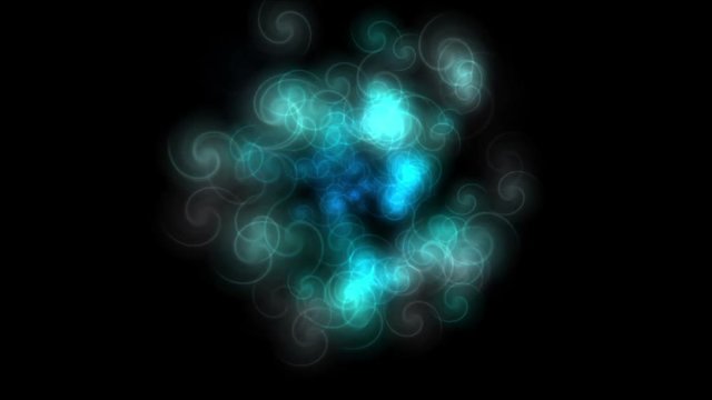 4k Abstract spiral steam swirl light vj pattern background,wool fur art backdrop.