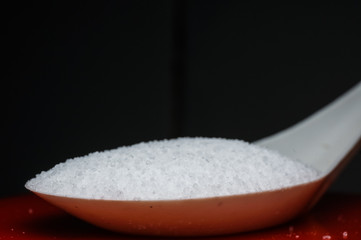 close up shot of salt